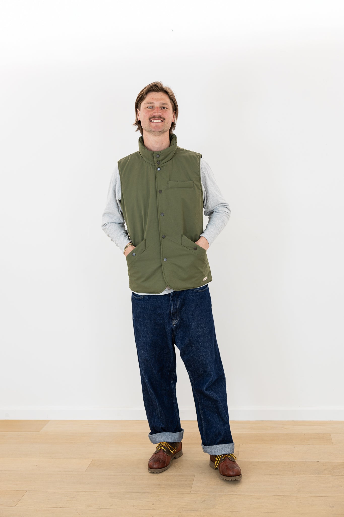 DOWN BODYWARMER MARINE