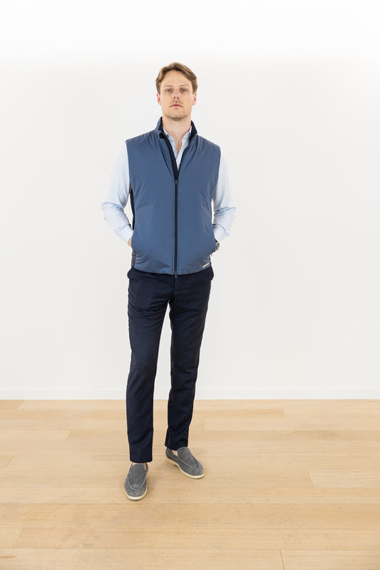 DOWN (GOLF) VEST BLUE