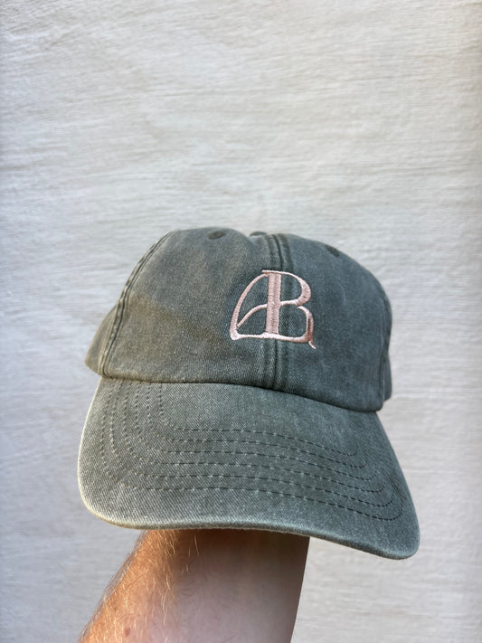 BERNAMO VINTAGE CAP OLIVE GREEN