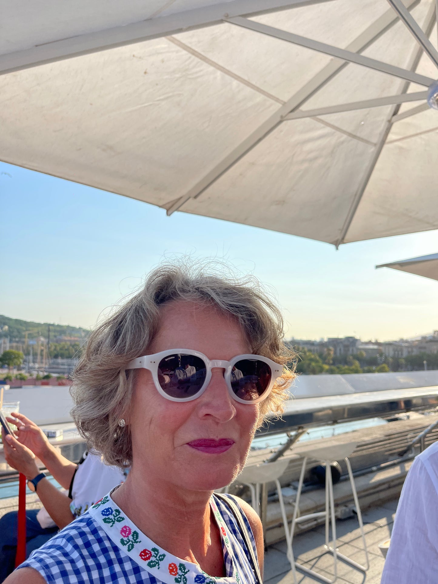 Zonnebril Gebroken Wit