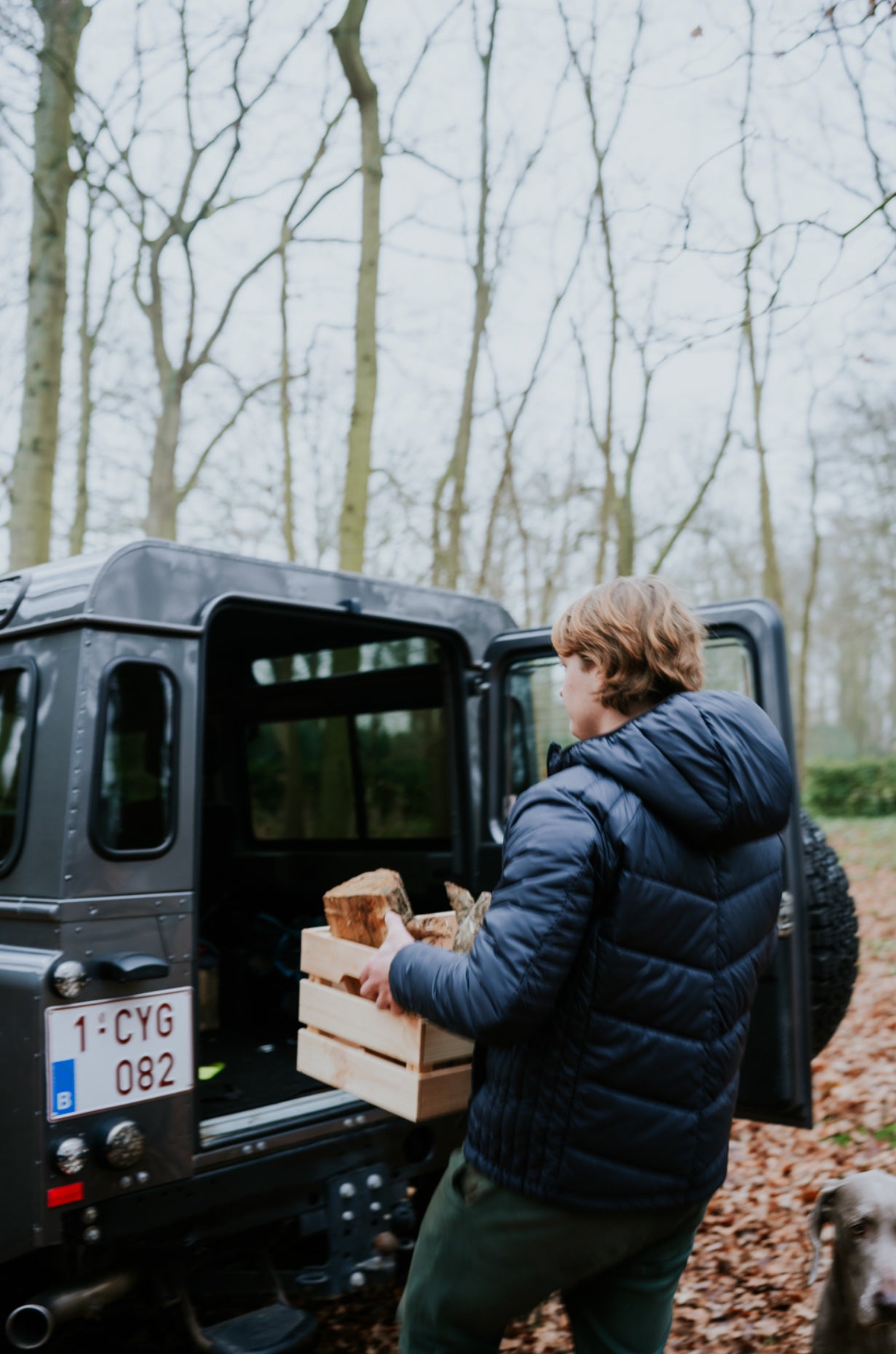 VESTE LIFESTYLE EN DUVET BLEU MARINE