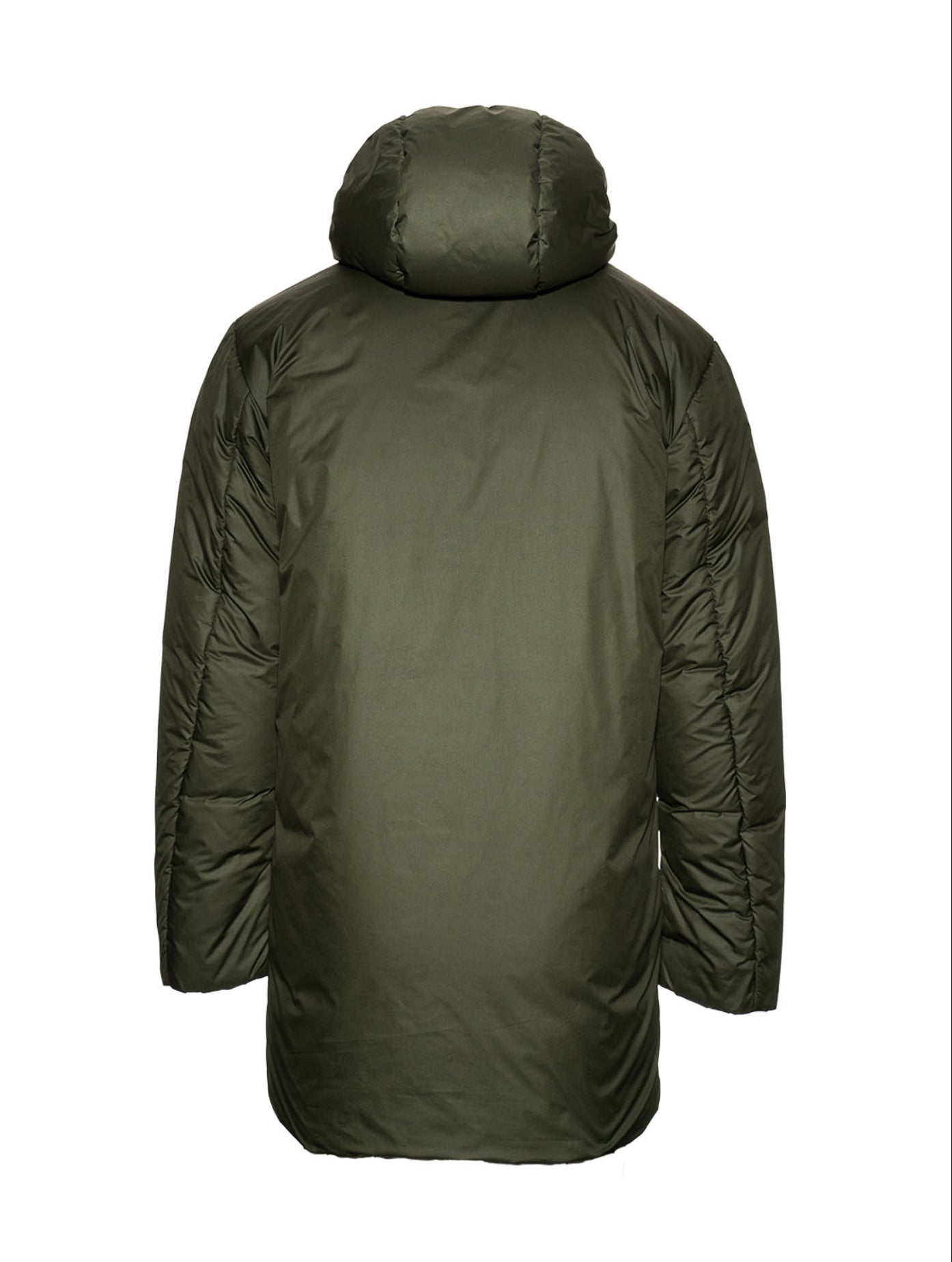 VESTE LONGUE EN DUVET KAKI