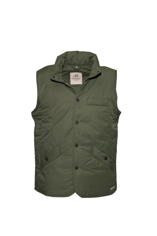 DOWN BODYWARMER KHAKI