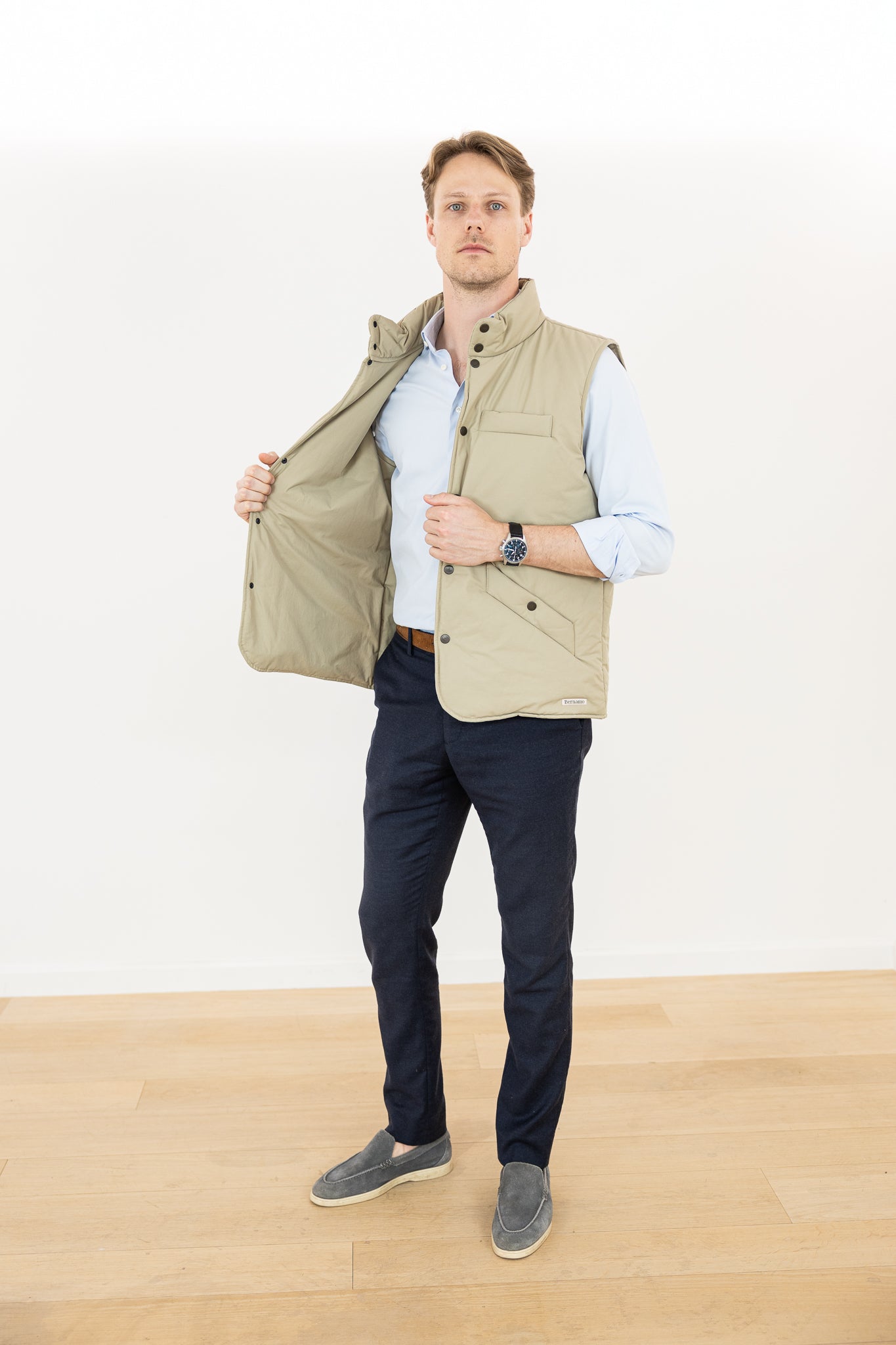 BODYWARMER BEIGE