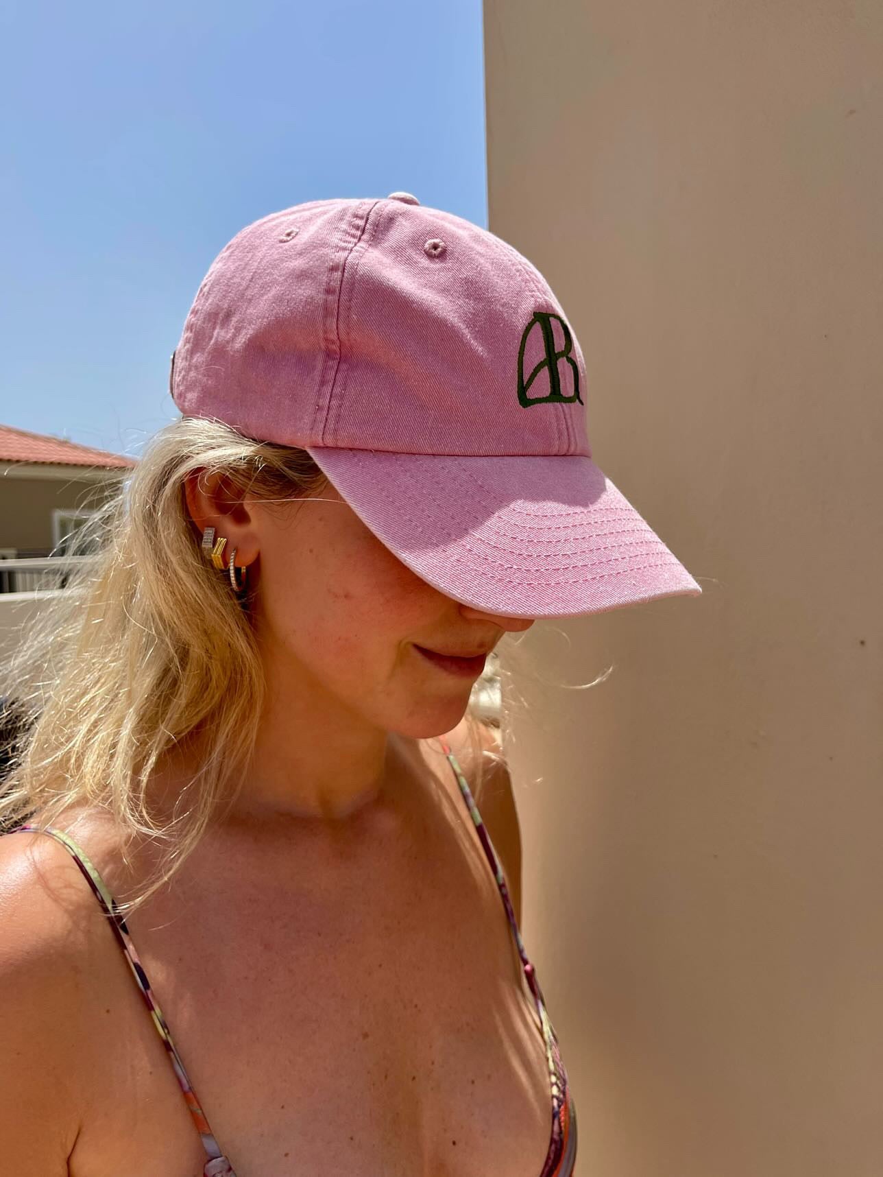 CASQUETTE BERNAMO VINTAGE ROSE CLAIR