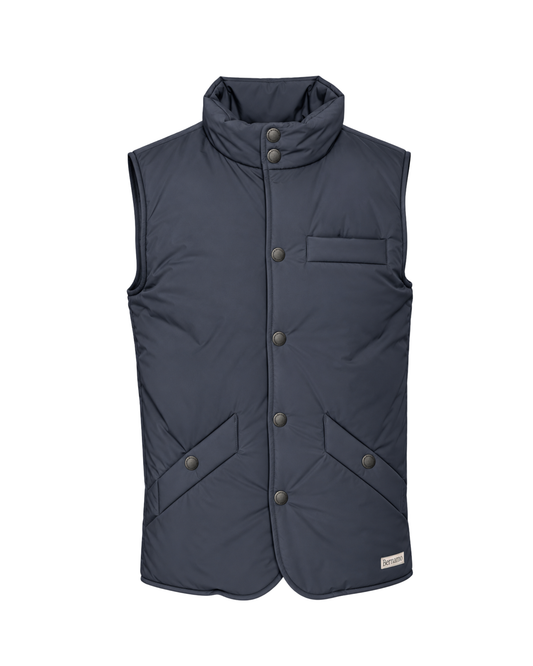 Amaury - Klassieke Bodywarmer - Antraciet Grijs