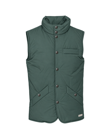 Amaury - Klassieke Bodywarmer - Flesgroen