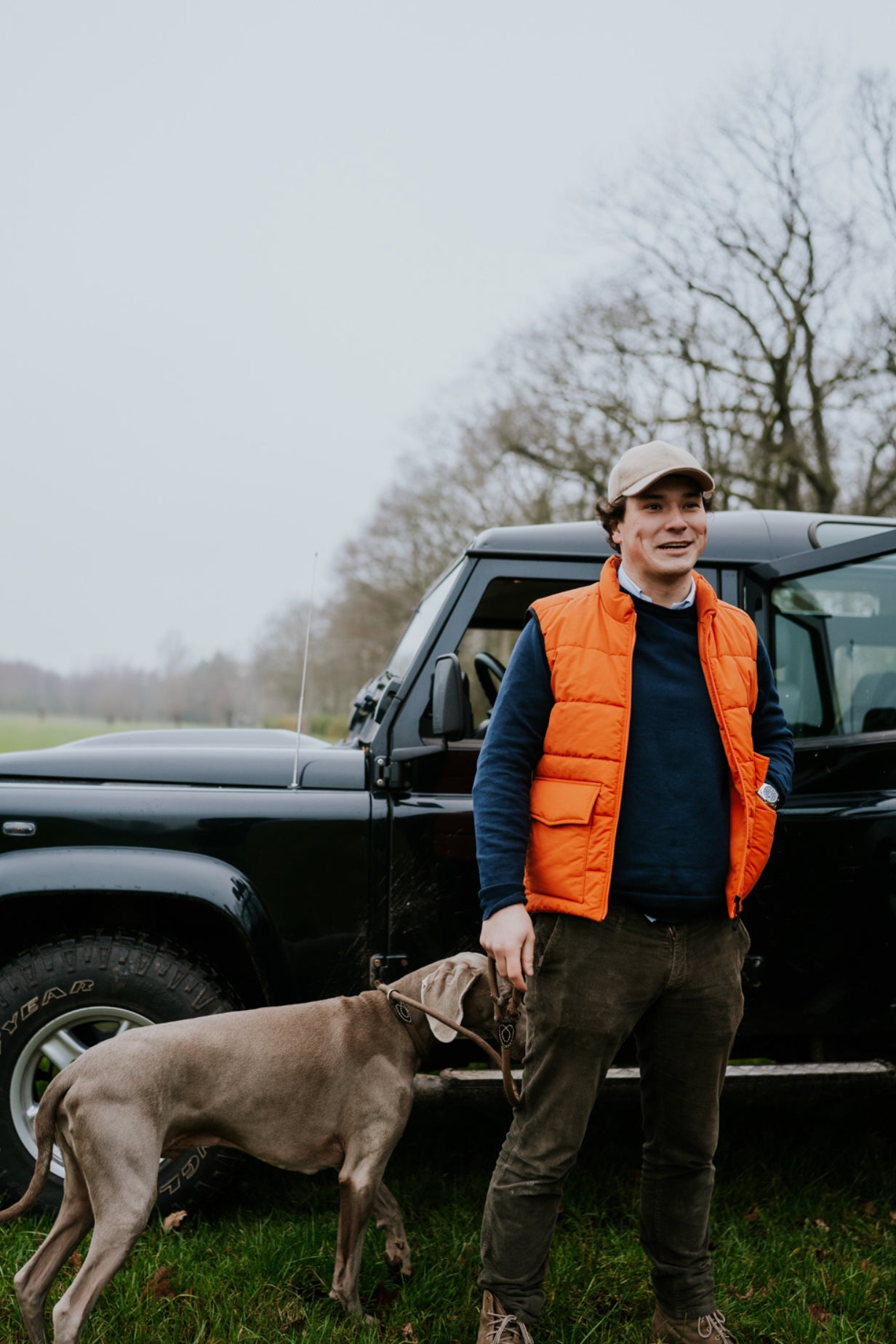 DONSBODYWARMER ORANJE