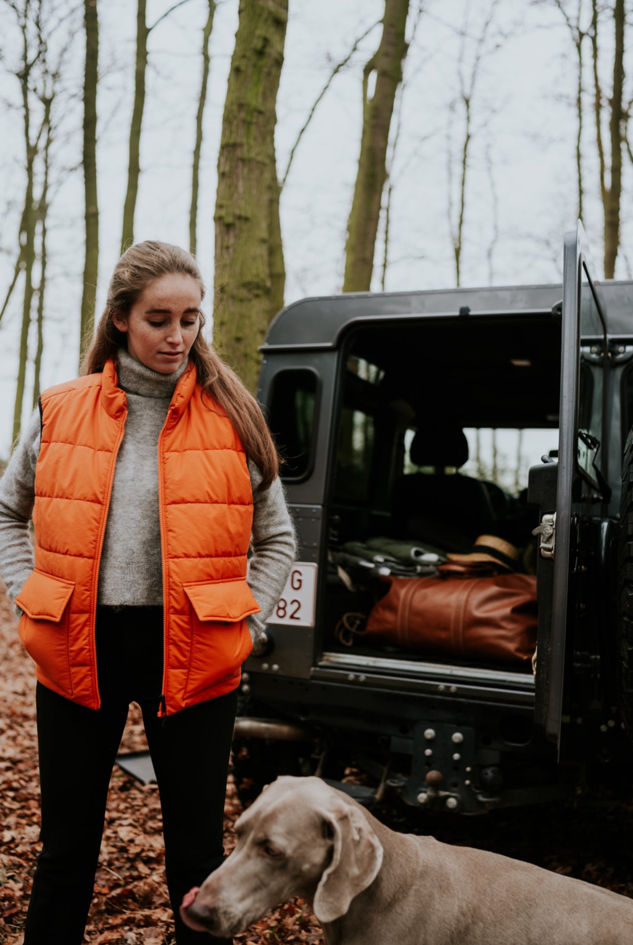 DONSBODYWARMER ORANJE