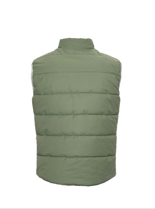 DOWN BODYWARMER GREEN (ZIPPER)