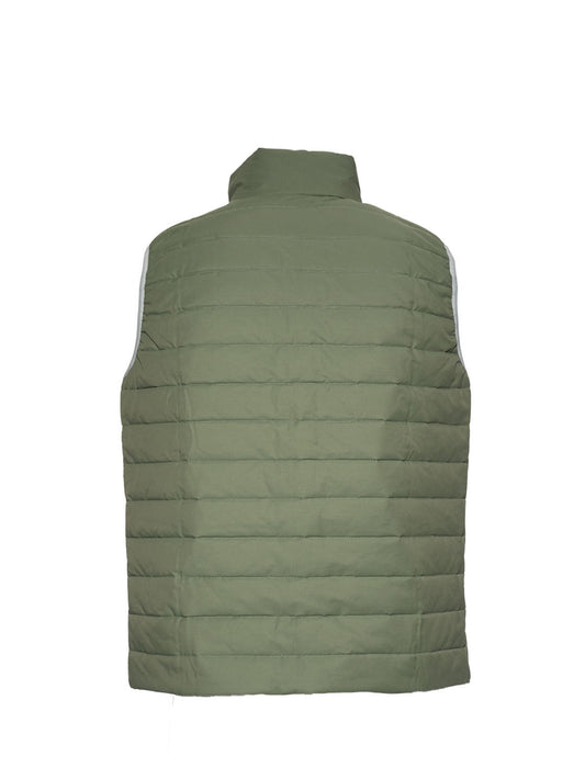 DONSBODYWARMER GROEN (GESTIKT)
