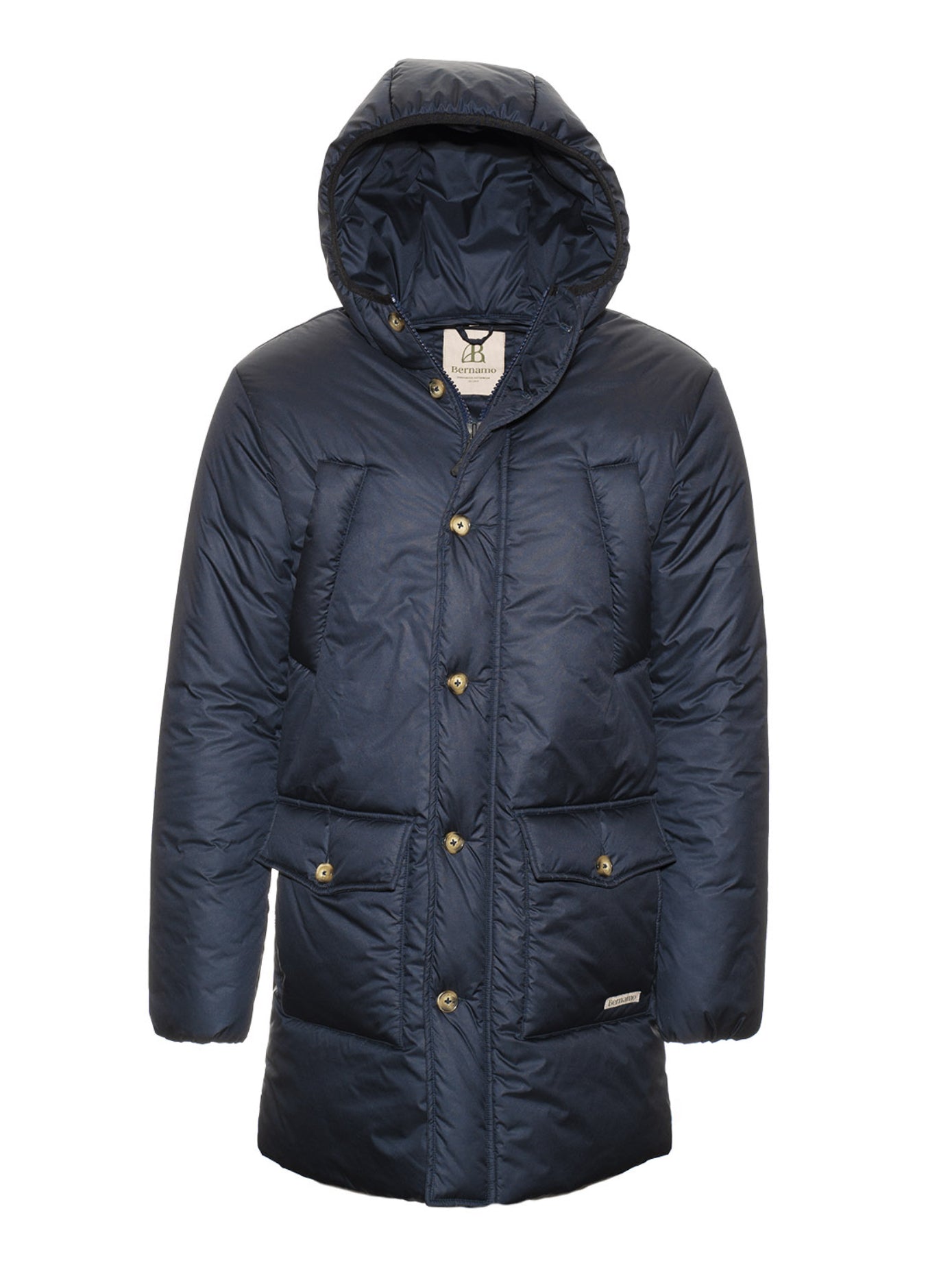 DOWN LONG JACKET NAVY