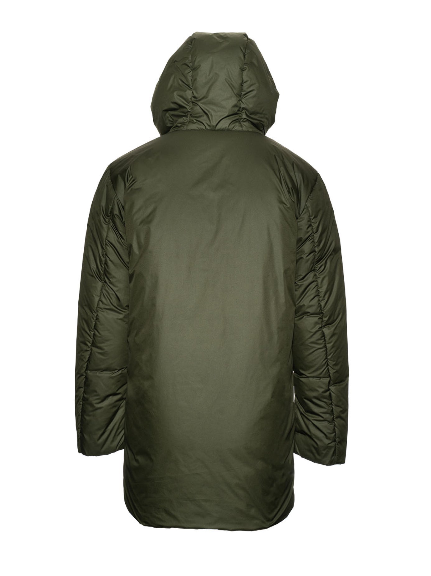 VESTE LONGUE EN DUVET KAKI