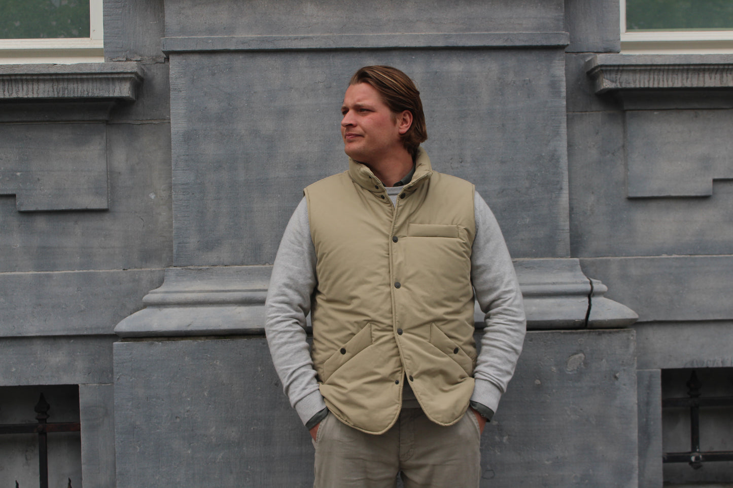 BODYWARMER BEIGE