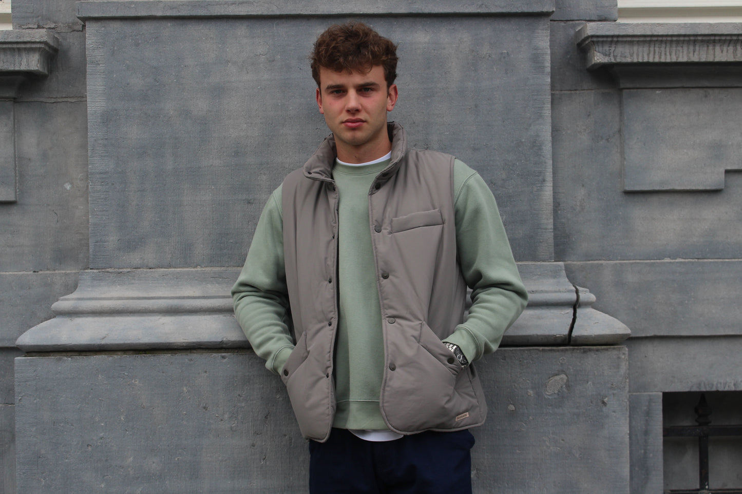 DONSBODYWARMER GRIJS