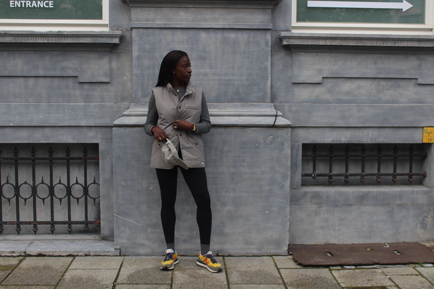 DONSBODYWARMER GRIJS