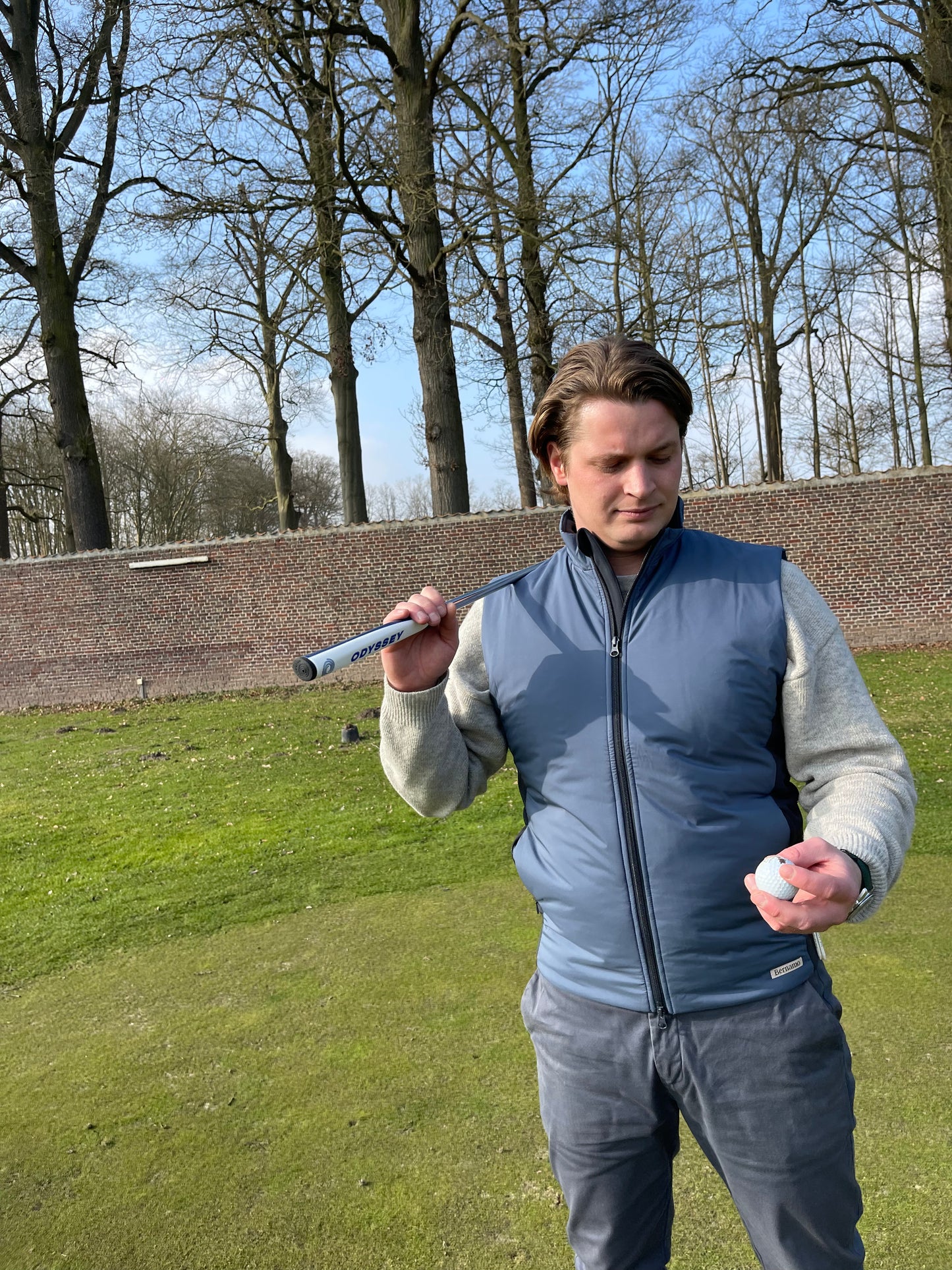 DOWN (GOLF) VEST BLUE