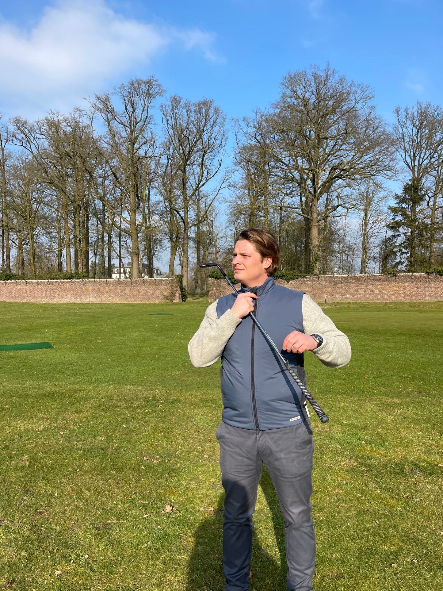 DOWN (GOLF) VEST BLUE