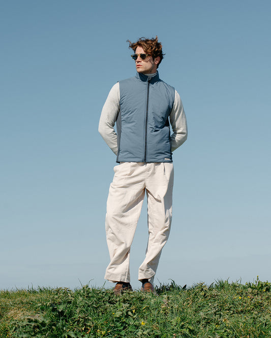 INSULATED DOWN (GOLF) VEST BLUE