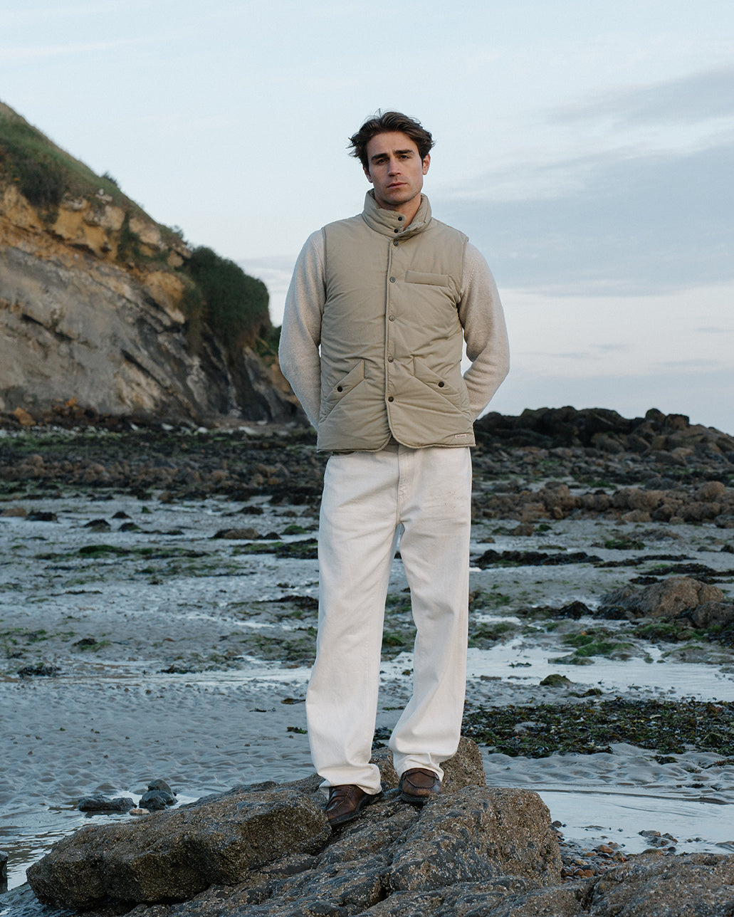 BODYWARMER BEIGE