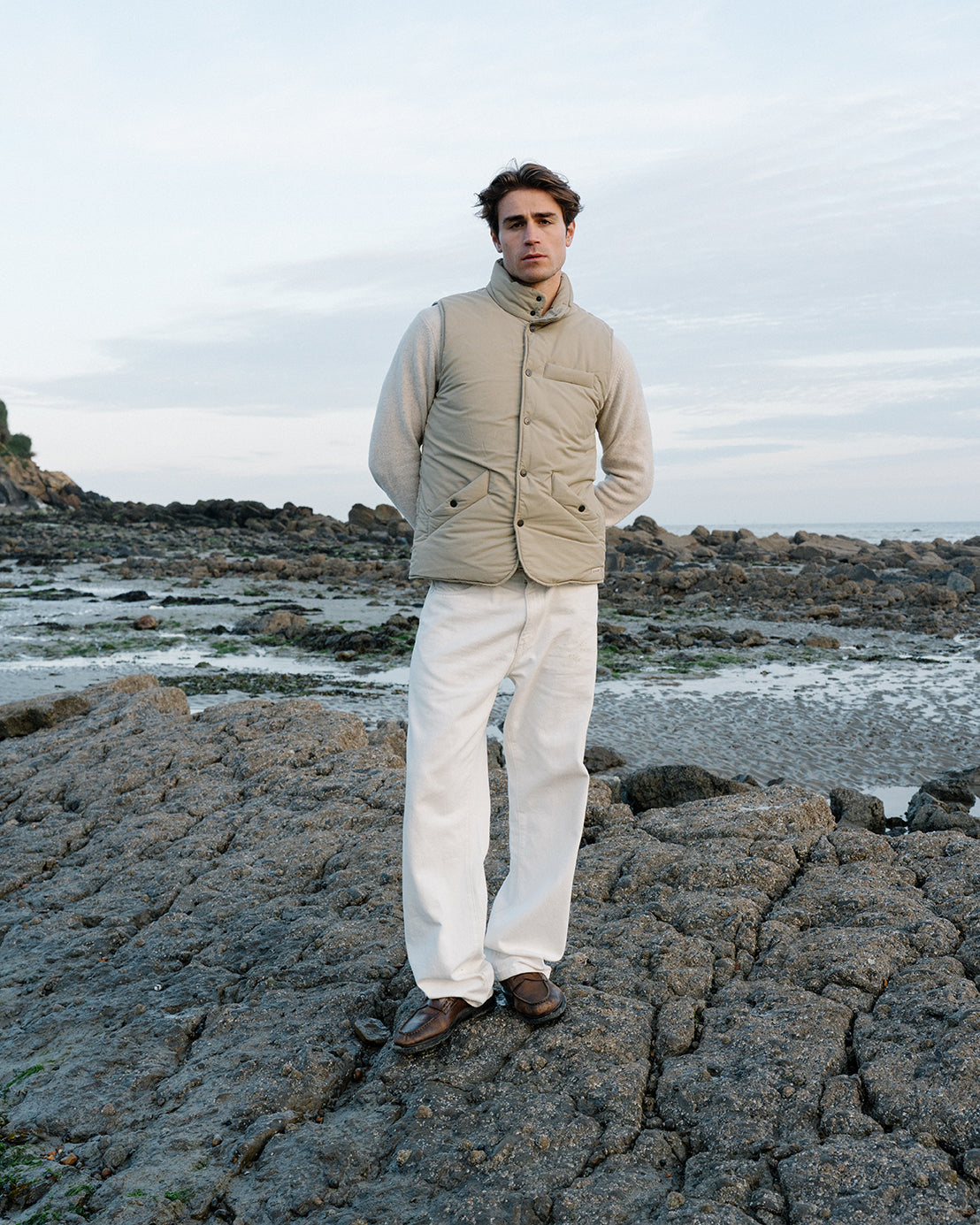 BODYWARMER BEIGE
