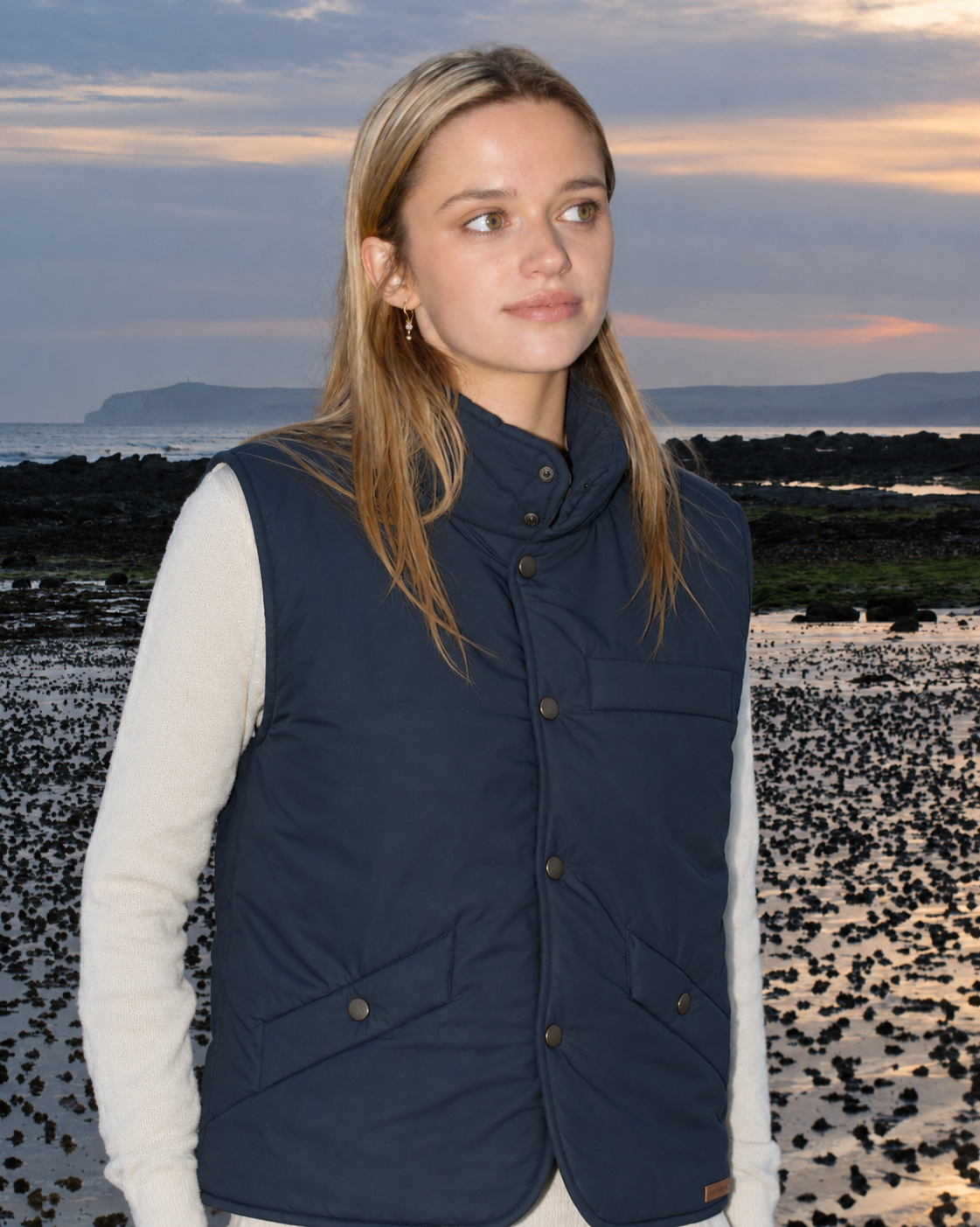 Marise - Dames Bodywarmer - Navy