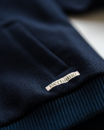 Arthur - Blouson aviateur en laine - Marine
