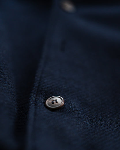 Arthur - Blouson aviateur en laine - Marine