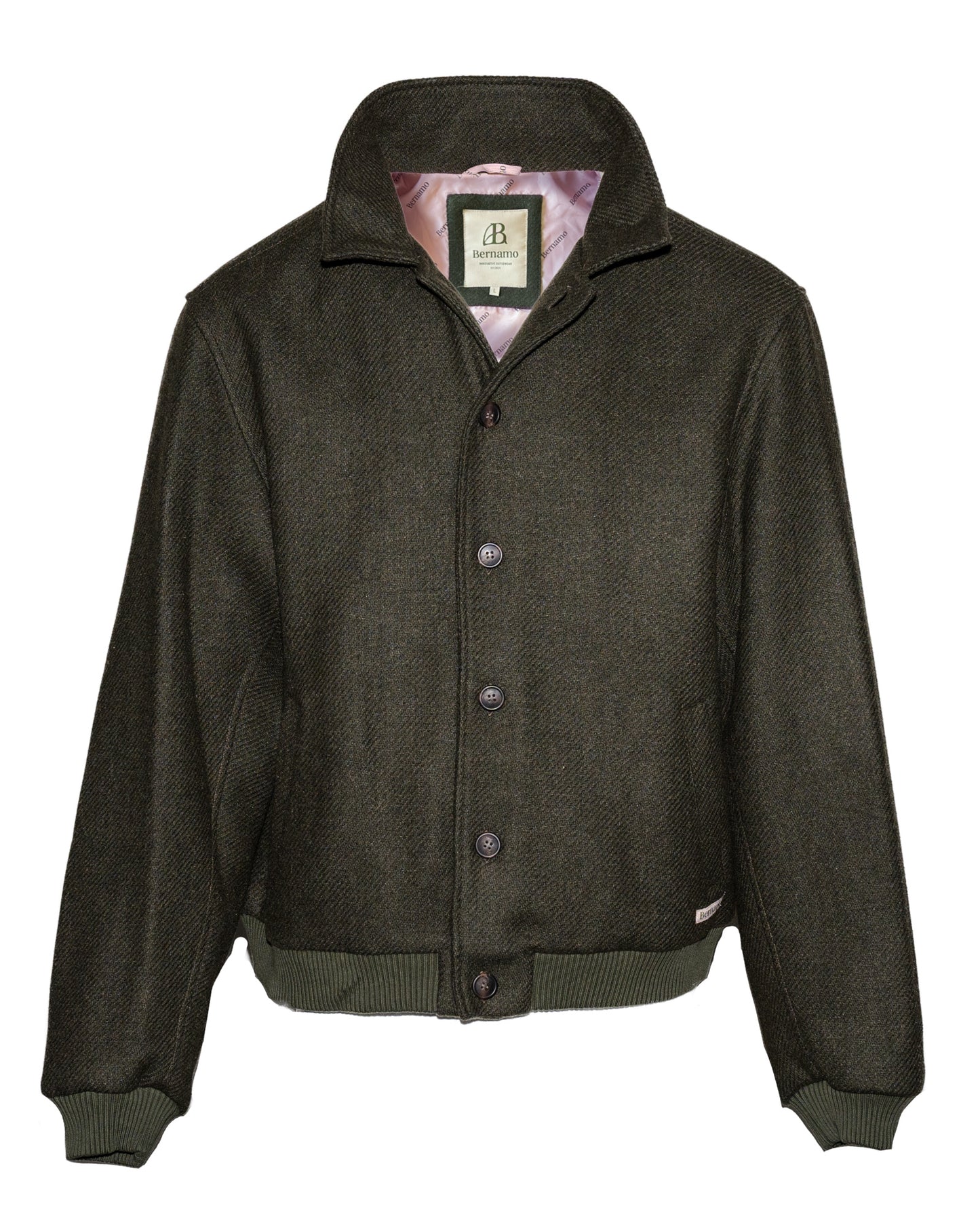 WOOL BOMBER JACKET KHAKI