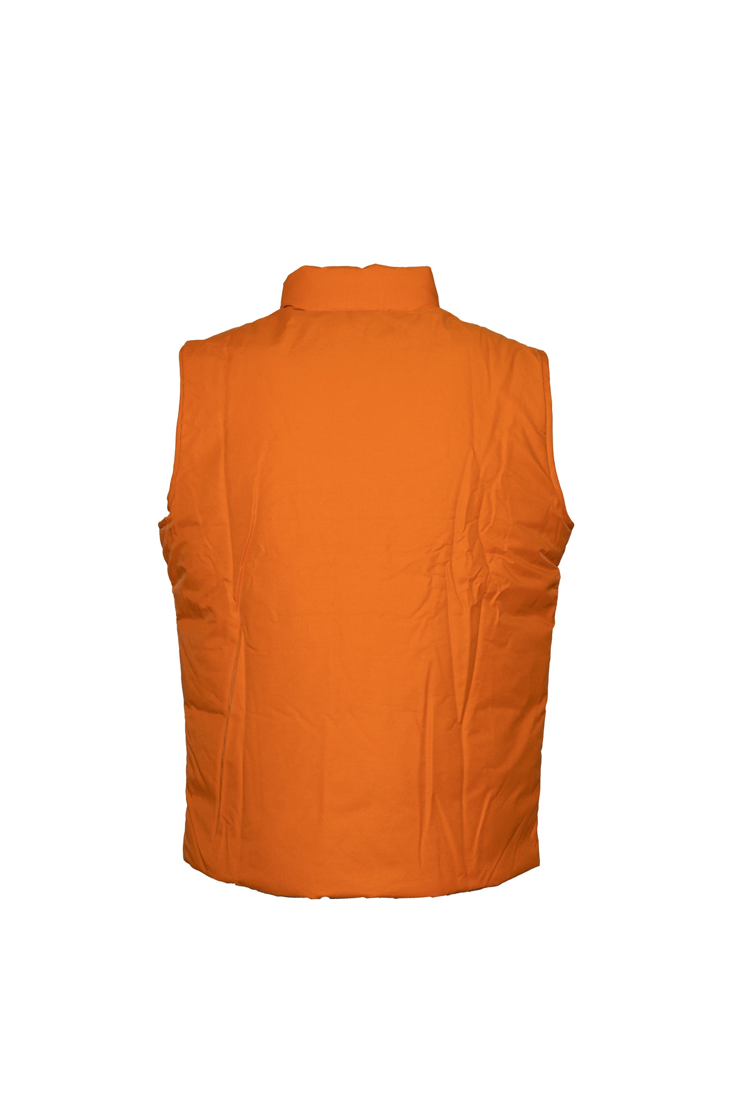 DOWN BODYWARMER ORANGE (ZIPPER)