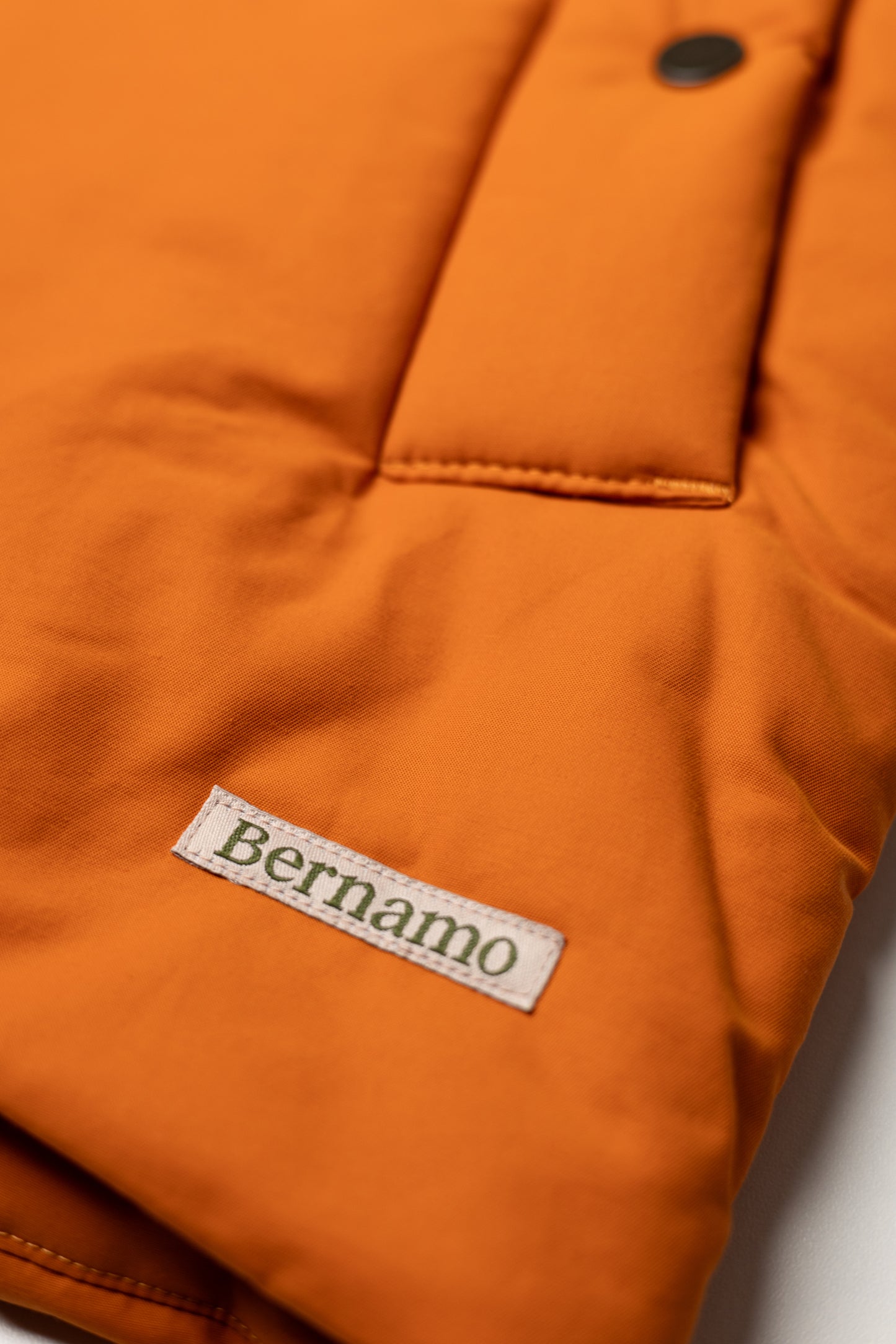 DOWN BODYWARMER ORANGE (ZIPPER)