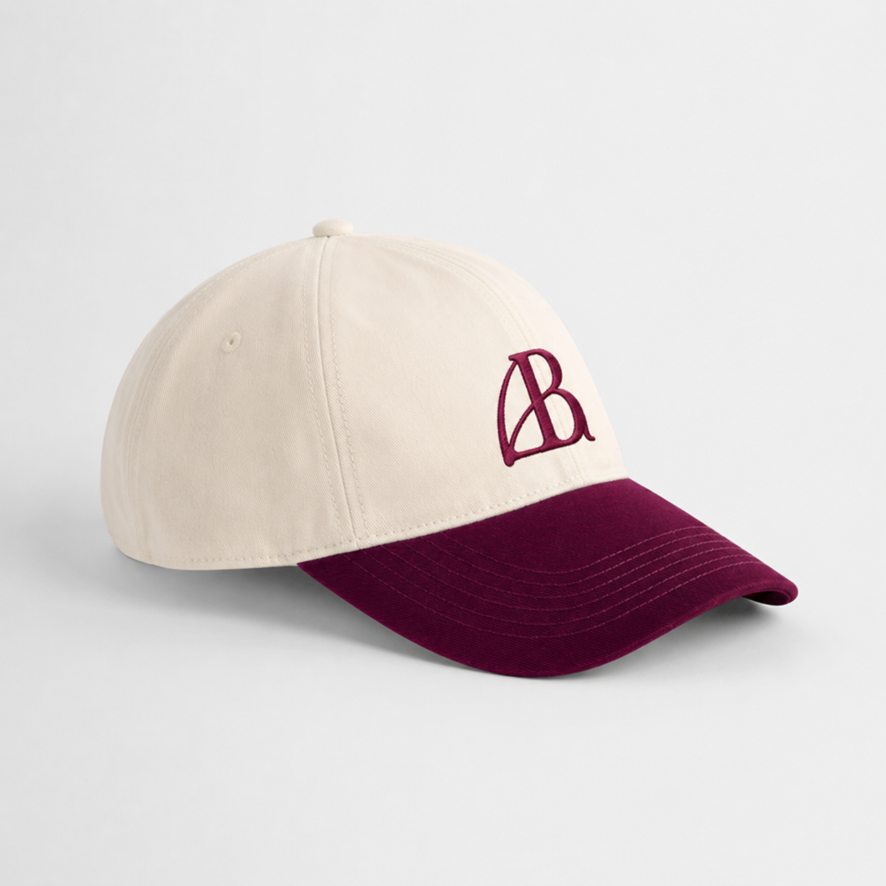 BERNAMO BICOLOR CAP BURGUNDY