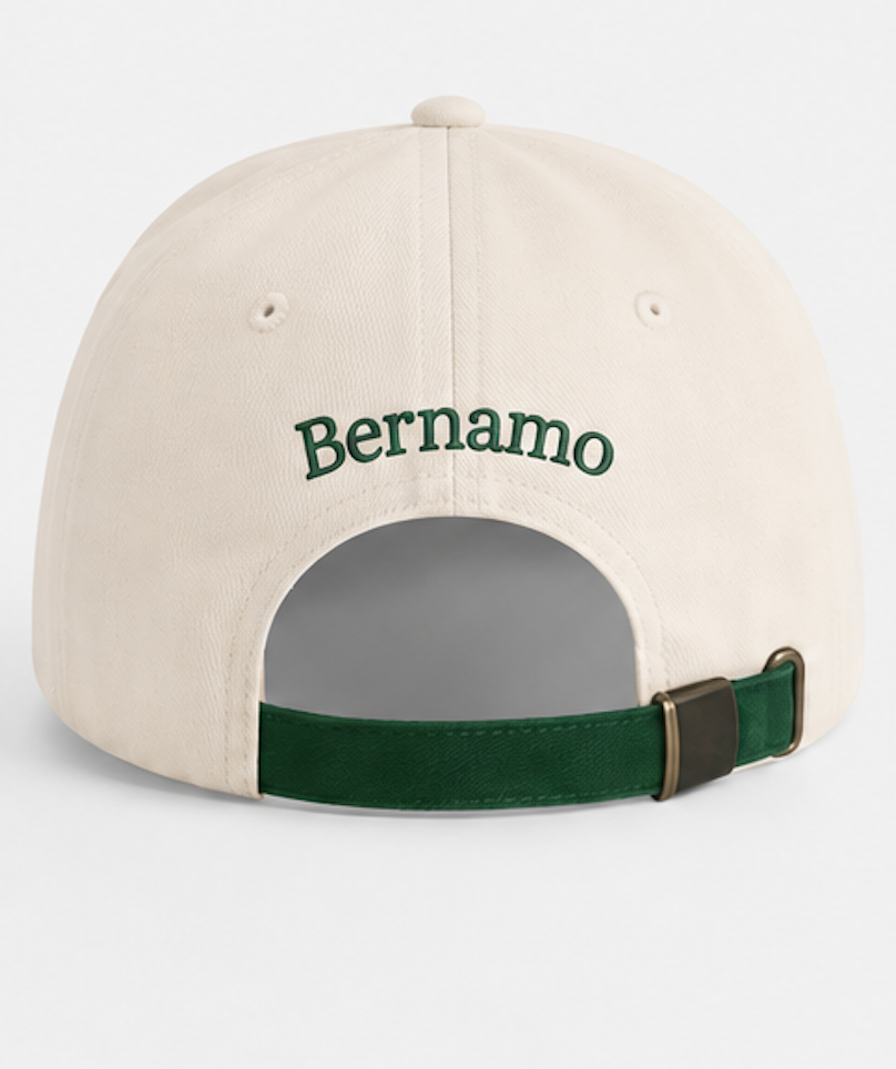 BERNAMO BICOLOR CAP DARK GREEN