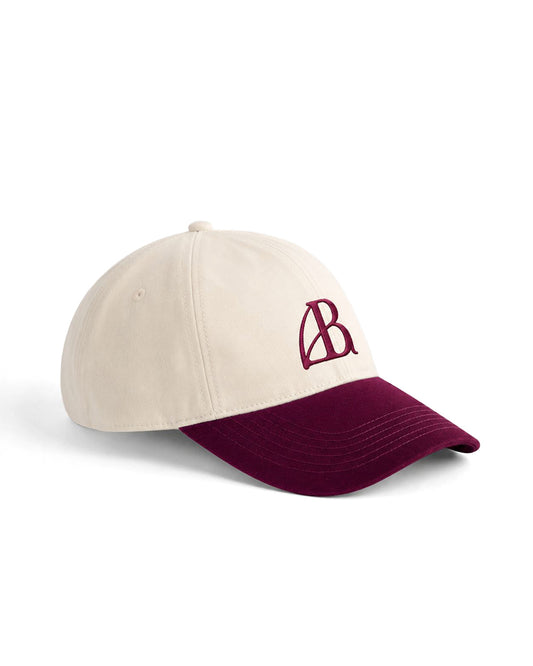 Bicolor Cap - Burgundy
