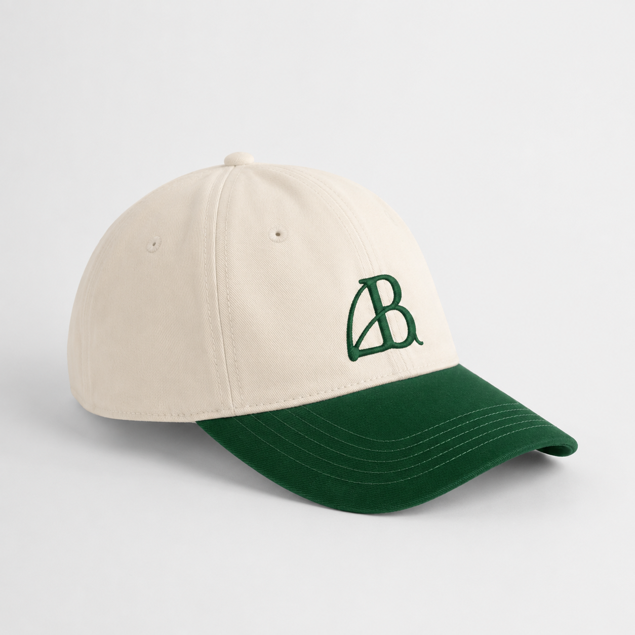BERNAMO BICOLOR CAP DARK GREEN